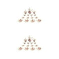 thumbnail image 1 of maskred Mini House Tableware Set Miniature Kitchen Ornament Interesting 1/12 Scale Scene Layout Dinnerware Kit Models Props Rose 2Set, 1 of 6