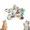 whte, variant on Teazys Tail Hide Seek Automatic Cat Toy, Interactive Moving Tail Toy With Spring-Action Motion & Crinkle Sound Effects, Automatic Self-Play Cat Enrichment Toy For Chasing, Hunting & Indoor Exercise