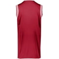 thumbnail image 5 of Holloway Sportswear M Retro Basketball Jersey Scarlet/White 224076, 5 of 5
