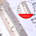 thumbnail image 3 of Carpeta de música Porta partituras Carpeta de música Tamaño A4 20 fundas 40 bolsillos Capacidad Funda de cuero PU Porta partituras para piano Guitarra Banda Coro ANGGREK Otros, 3 of 7