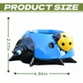 thumbnail image 5 of ICERUN 2Pcs Garden Statues,Resin Blue Ladybug Flowerpot Sculpture Garden Decorations,Fine Texture Planter Outdoor Statues,Style3, 5 of 6