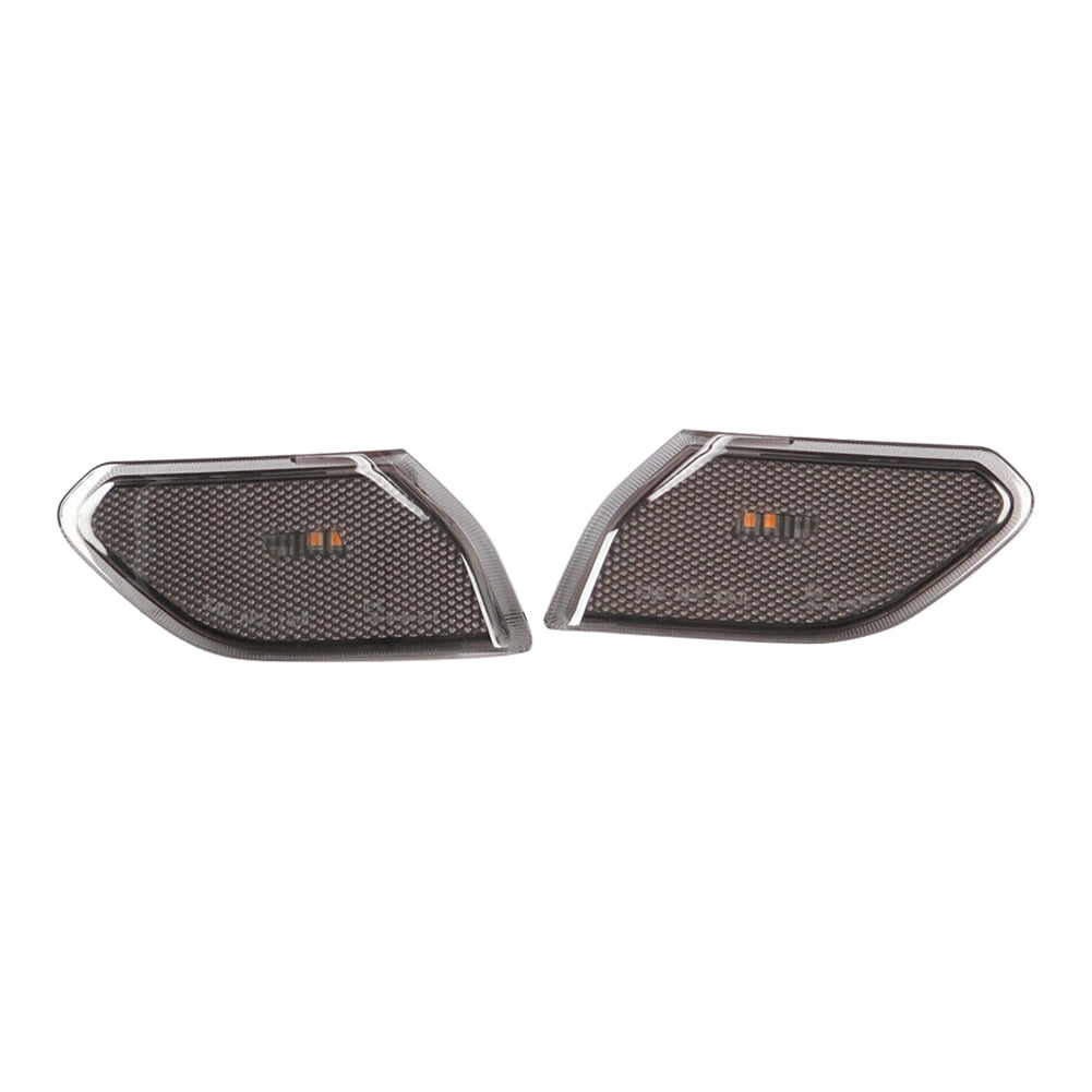 NS Black Front Side Marker Lights Amber LED Lights, Fender Flares Lights Parking Lamp for Jeep