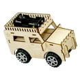 thumbnail image 3 of Modelo de coche de madera CUTICAT Kits de tallo de bricolaje, 3 of 8