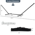 thumbnail image 2 of Gymax 2-Person Heavy-Duty Hammock Stand w/ Storage Bag Portable 450 LBS Capacity, 2 of 9