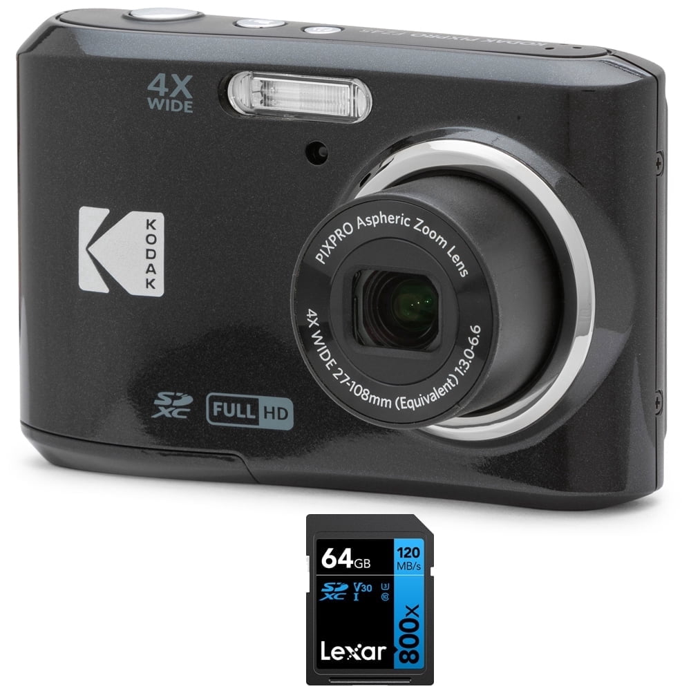 KODAK PIXPRO Point and Shoot FZ53 Digital Camera (Blue) with 16GB