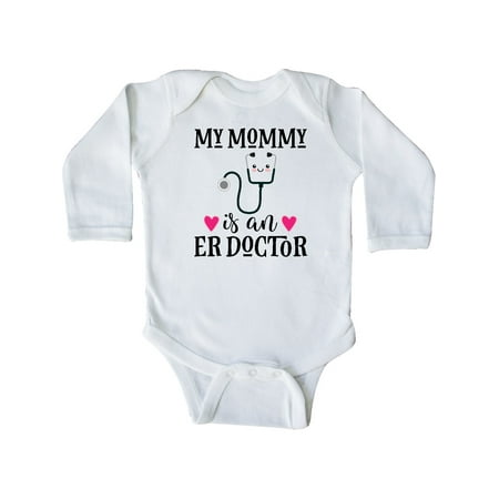 

Inktastic ER Doctor Mommy Gift Baby Girl Long Sleeve Bodysuit