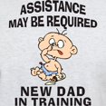 thumbnail image 3 of CafePress - New Dad In Training Light T Shirt - Men's Classic Graphic T-Shirt, 3 of 4