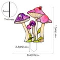 thumbnail image 3 of Cadorn Acrylic Mushroom Pot Decor, Flower Planter Insert, Cute Plant Ornament for Home & Garden, 3 of 9