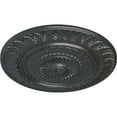 thumbnail image 3 of Ekena Millwork 26 5/8"OD x 2 1/4"P Christopher Ceiling Medallion, Hand-Painted Pewter, 3 of 5