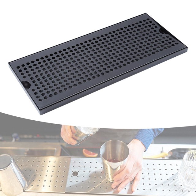 Bandeja de goteo de goteo Torre de cerveza Torre Drip Drenaje Tipo de acero inoxidable de acero inoxidable para bebidas Kegerator Oficina de té House 40x175x15cm