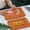 Brown Size M G5, variant on Kitchen Tray, Staron 2026 Imitation Wood Grain Baking Pan Fruit Tray, PVC Food Grade Household Tea Cup Dessert Tray for Parties Picnics