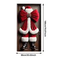 thumbnail image 3 of Dalxymotic Christmas Door Tapestry, Xmas Front Door Hanging Cloth Cover, Christmas Decorations Indoor Outdoor, Winter Indoor Tapestry Cover Decor for Door, Wall, Bedroom, Home, 3 of 9