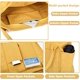 thumbnail image 3 of LHSHID Canvas Shoulder Bag for Women Reusable Grocery Shopping Bag Extra Large Cotton Beach Tote Bag Lightweight Work Handbag, 3 of 7