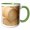 Green/White, variant on 3drose, Washington, Methow Valley, Farm Hay Bales - Us48 Rti0142 - Rob Tilley, 11oz Mug
