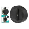 thumbnail image 3 of Snare Drum Bag Case Storage Bag with Shoulder Strap Outside Pockets, Black, Diameter 40cm, 3 of 8