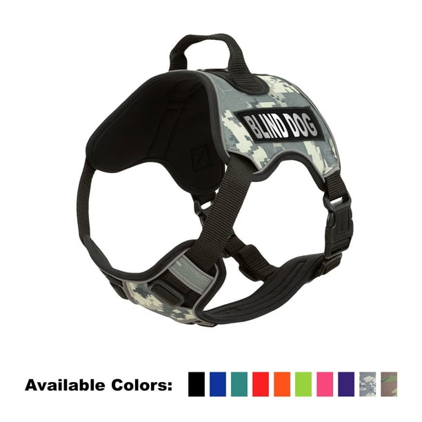 DogLine Blind Dog NoPull Dog Harness With Reflective Removable