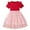 Red2, variant on vdgthytj Toddler Girls Tulle Dress Mesh Ruffle Sleeve/Short Sleeve A-Line Birthday Party Princess Dress Summer Outfits