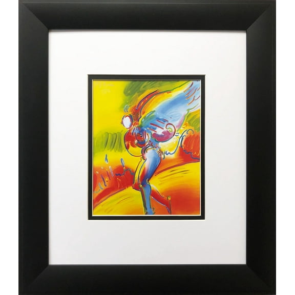 Peter Max "Angel on Sun" NEWLY CUSTOM FRAMED Generic