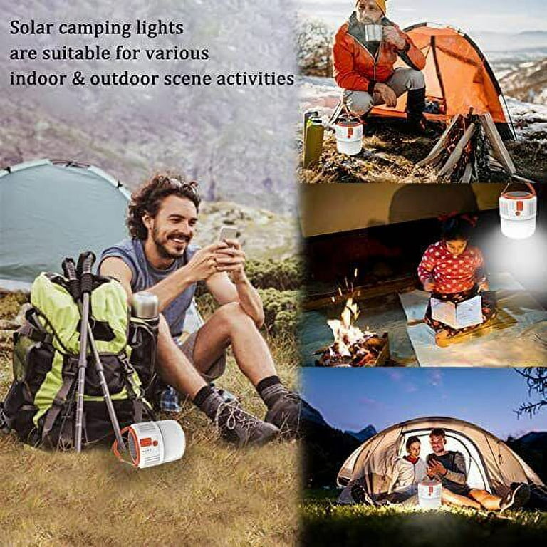 Wanjo Outdoor Camping String Lights , 5 Modes Dual Mode Adventure Tent  Lantern (35Ft), Quick 30s Recovery,Portable Versatile Camping Lamp with  Carry