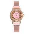 thumbnail image 1 of Robe pour Femmes Montre Femme Montre Mode Horloge Acier Inoxydable Décontractée Robe Poignet Cristal, 1 of 1