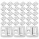 thumbnail image 3 of Kit de 100 soportes de pared entrelazados, colgadores de pared de acero inoxidable, 3 of 5