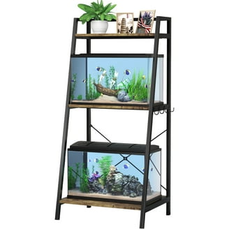 Dextrus Z-Shape 10-40 Gallon Double-Layer Storage Metal Fish Tank