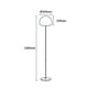 thumbnail image 5 of Estevez Lámpara de Pie Decorativa FRES, Foco E26, LED Ready, Acero, Color Beige, 5 of 13