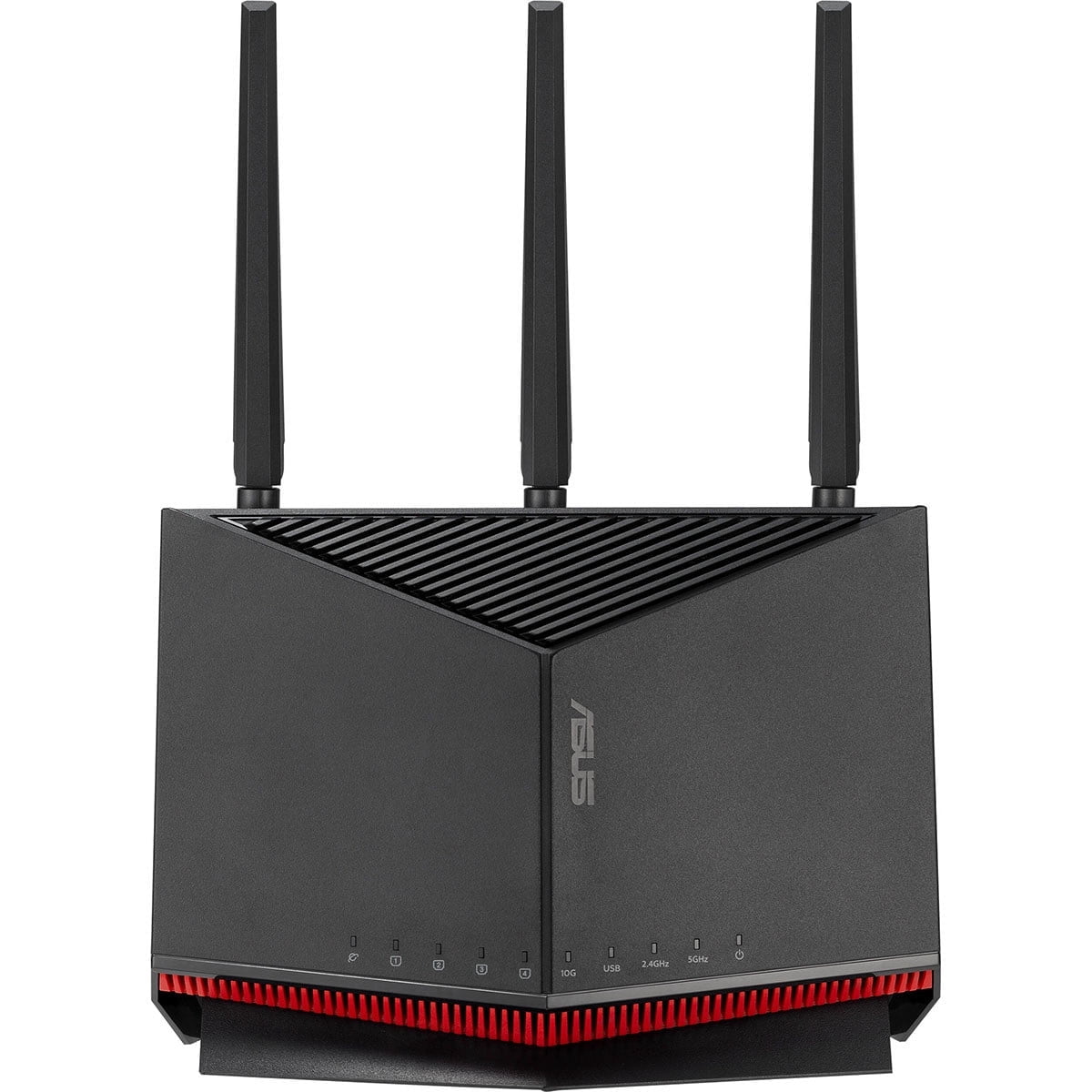 Restored ASUS RT-BE86U BE6800 Dual-Band WiFi 7 Gaming Router, 10G WAN/LAN, Four 2.5G Ports, AiMesh, AiProtection Pro, VPN, 4096-QAM, Next-Gen Network (Refurbished)