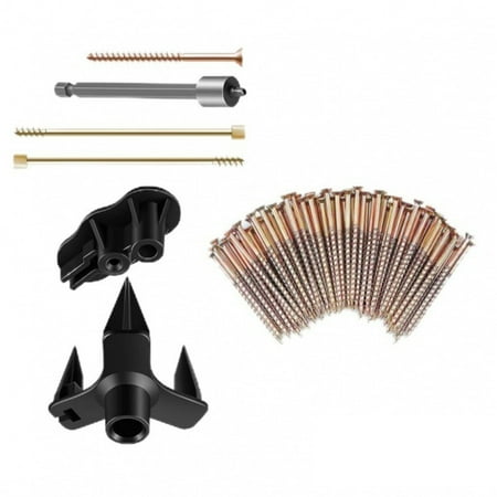

PUREOY Squeaky Floor Repair Kit with 50/125 Screws Cork Floor Noise Reduction Squeak Elimination DIY Floor Repair Tools