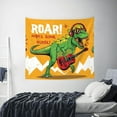 thumbnail image 6 of Balery Cool Dinosaur Playing Guitar Pattern Tapestry 60x51 Inches - Large Wall Hanging Tapestry for Bedroom, Living Room, Dorm Decor - Artistic and Aesthetic Room Decor, 6 of 9