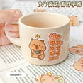 thumbnail image 4 of Pegatinas para diario con diseño de capibara: ¡Dale un toque kawaii a tu diario! Las adorables pegatinas de capibara llenan tu día de ternura., 4 of 4