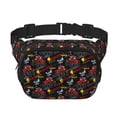 thumbnail image 1 of Disketp Monster Truck Riñonera de Doble Capa, Bolsa de Cintura Ajustable para Viajes, Correr y Senderismo, Riñonera Ligera para Hombre y Mujer, 1 of 9
