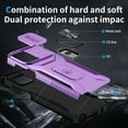 thumbnail image 2 of JTCASES for Motorola Moto G Stylus 5G 2023 Case, Slide Window + Adjustable Ring Kickstand + Magnetic Car Mount Drop Protection Anti-slip Shockproof Bumper Rugged Shell, Purple, 2 of 8