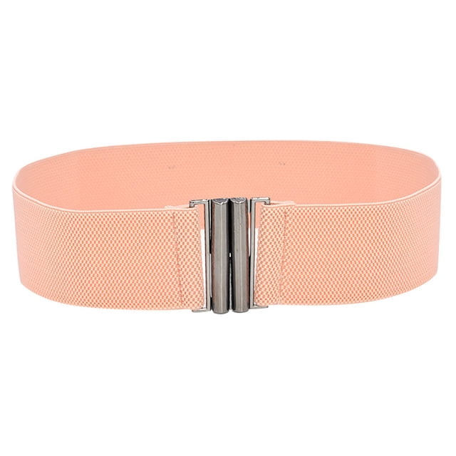 Prolriy Ceintures pour Femmes Boucle Ceinture Extensible Robe Ceinture Élastique Taille Grand Ceintures Mode Grand Ceinture Femme Rose Taille Unique