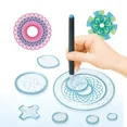 thumbnail image 2 of Geometry Spirograph Drawing Ste Stencils Set Painting Template Art Crafts Creative Kids Educational Toy Variety of Flowers Ruler, 2 of 5