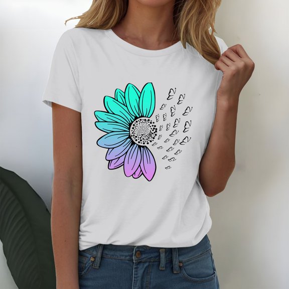 Womens Fashion Workout T Shirts Athletic Plus Size Tops Summer Trendy Clothes 2025 Short Sleeve Spring Tee