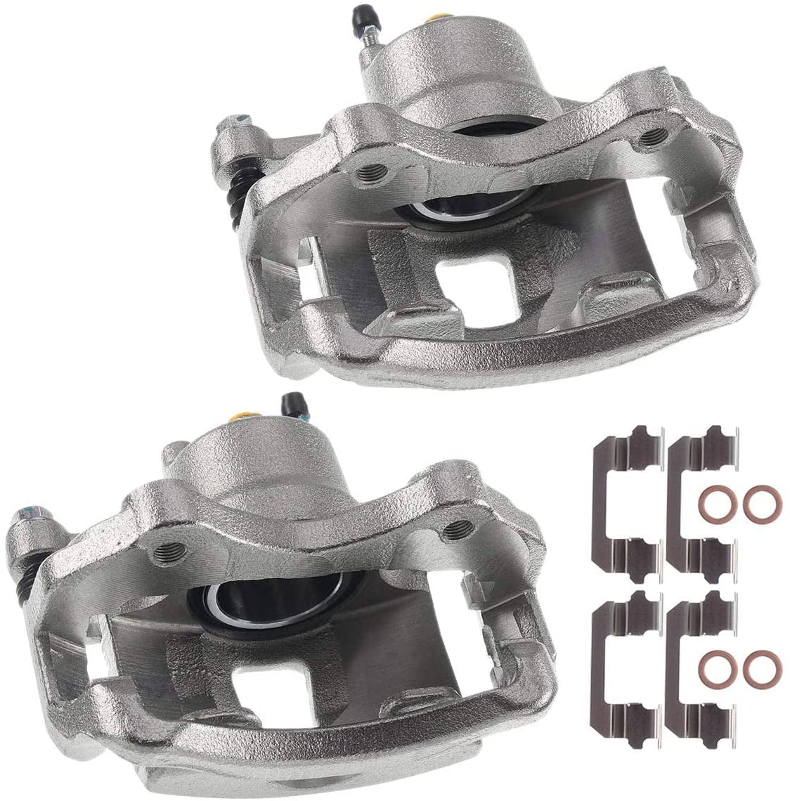 A-Premium Front Left Driver Side Disc Brake Caliper Assembly Compatible with Nissan Tiida 2007-2011 2013-2016 Versa 2009-2011 