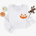 thumbnail image 3 of FDGIU Spooky Season Cute Ghost Graphic Women's Halloween Sweatshirt Oversized Crewneck Pullover Long Sleeve Casual Top Halloween Shirts for Women, 3 of 3
