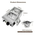 thumbnail image 5 of Chocolate Melting Pot, 2 Tanks Commercial Chocolate Tempering Machine Chocolate Melter, 800W Stainless Steel Electric Chocolate Warmer for Milk Coffee Cheese, 5 of 7
