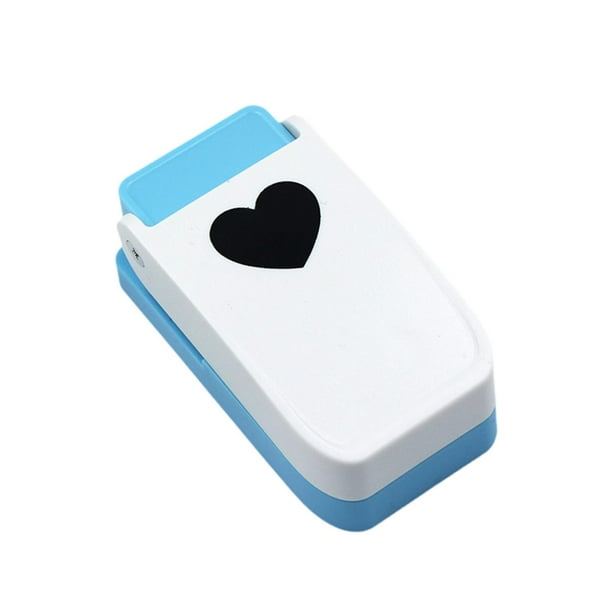 Perforadora para manualidades, material de oficina para scrapbooking, herramienta de relieve versátil y portátil corazón