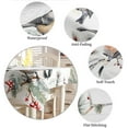 thumbnail image 6 of Christmas Bird, Tablecloth Rectangle Table Cloth 60x102 , Waterproof Tablecloth Outdoor Table Cloth, Watercolor Green Pine Tree Leaves Washable Table Cover for Kitchen Dining Party, 6 of 8