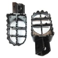 thumbnail image 3 of HTT Motorcycle Gunmetal Black Motocross MX Dirt Bike Racing Foot Pegs For Yamaha BW80 DT50 PW50 PW80 RT100 RT180 TT225S TT225T TTR110 TTR90 TW200 WR200 250 500 XT225 250 350 YZ125 250, 3 of 5