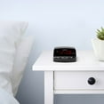 thumbnail image 4 of SHARP Digital Alarm Clock, Midnight Black, Easy to Set Keyboard Controls, Red LED Display, 4 of 8
