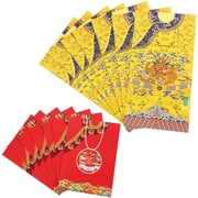 40Pcs 2021 Chinese New Year Hongbao Red Lucky Money Pouches Fortune Money Bags Holiday Gift Holder for Spring Festival Wedding