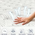 thumbnail image 5 of JYYA88BB Queen Mattress 12 inch Medium Firm Individually Wrapped Pocket Coils Innerspring Mattress, Support & Pressure Relief,with Handles, 5 of 6