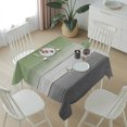 thumbnail image 6 of Sage Green Gray Ombre Table Cloth Waterproof Tablecloths, Vintage Country Wooden Tablecloth Dining Table Cover for Kitchen Party Tabletop Outdoor, Square Tablecloth 60x60 Inch, 6 of 9