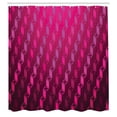 thumbnail image 3 of Ambesonne Magena Shower Curtain, Abstract Striped Art, 69"Wx84"L, Magenta, 3 of 5