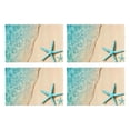 thumbnail image 4 of 4x manteles individuales para mesa, manteles individuales de playa, antideslizantes, fáciles de limpiar, tapetes de comedor modernos para cocina, C, 4 of 8