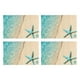 thumbnail image 4 of 4x manteles individuales para mesa, manteles individuales de playa, antideslizantes, fáciles de limpiar, tapetes de comedor modernos para cocina, C, 4 of 8