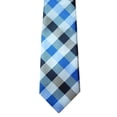 thumbnail image 2 of Tie, Tied To Eternity Blue Plaid Youth, 2 of 2